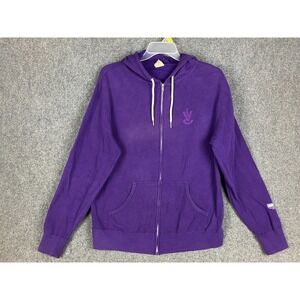 Ludwig‎ Hoodie Men's XL Full Zip Purple Made In USA Adults Extra Large